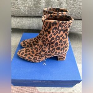 Stuart Weitzman Niki 60 - Cappuccino Cheetah Suede